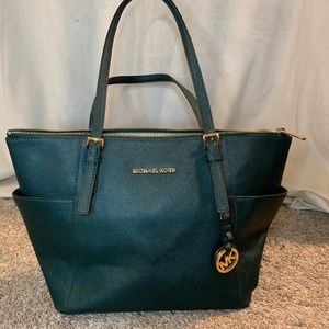 MICHAEL by Michael Kors Jet Set Top Zip Tote - Authentic